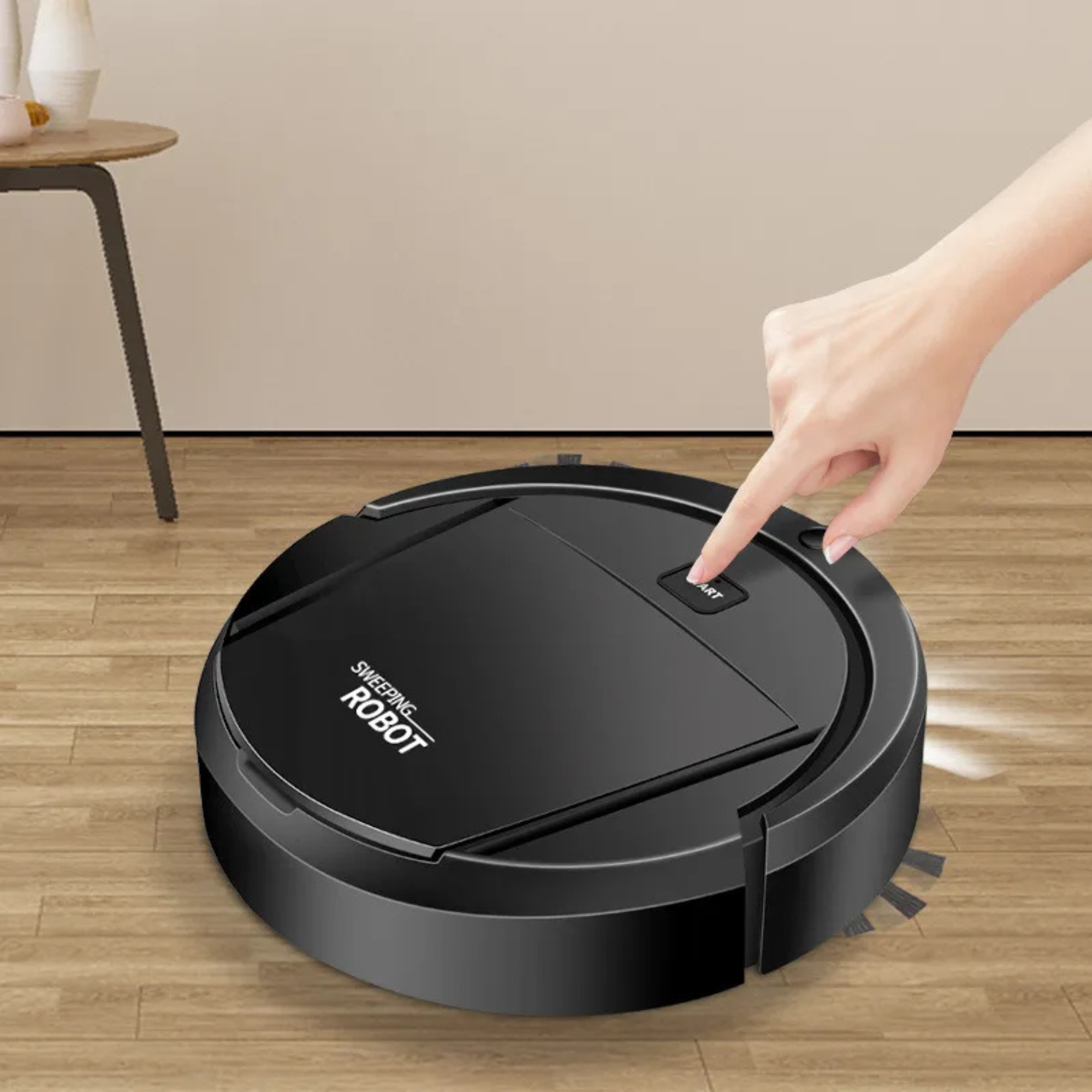Smart Robotic Vacuum Cleaner – USB Rechargeable Floor Cleaner